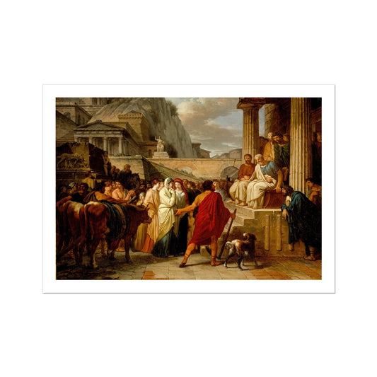 Caius Furius Cressinus Accused of Sorcery (1792) by Jean Pierre Saint-Ours Fine Art Print