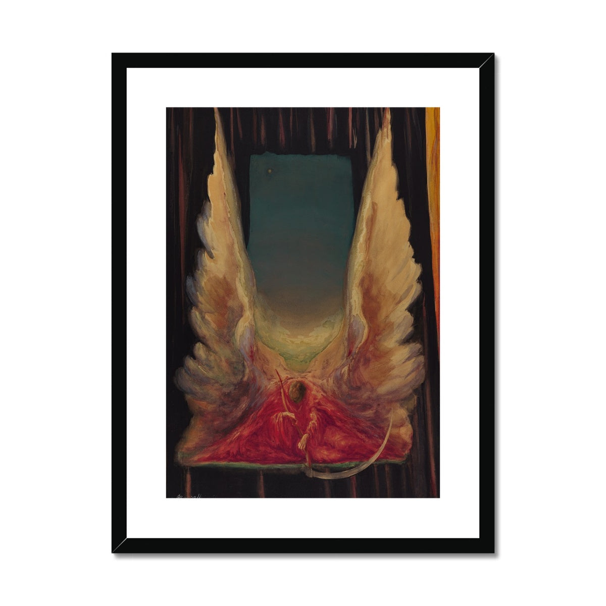 God’s Idea by Da Loria Norman Framed & Mounted Print