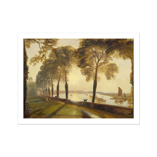 Mortlake Terrace by Joseph Mallord William Turner Fine Art Print