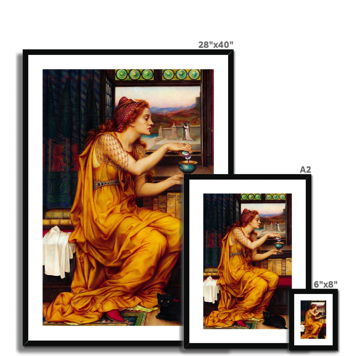 The Love Potion by Evelyn De Morgan Framed & Mounted Print