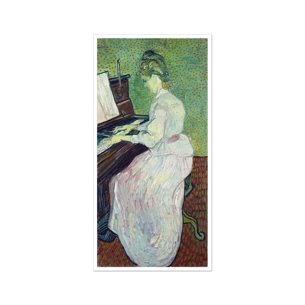 Marguerite Gachet at the Piano by Vincent van Gogh Fine Art Print