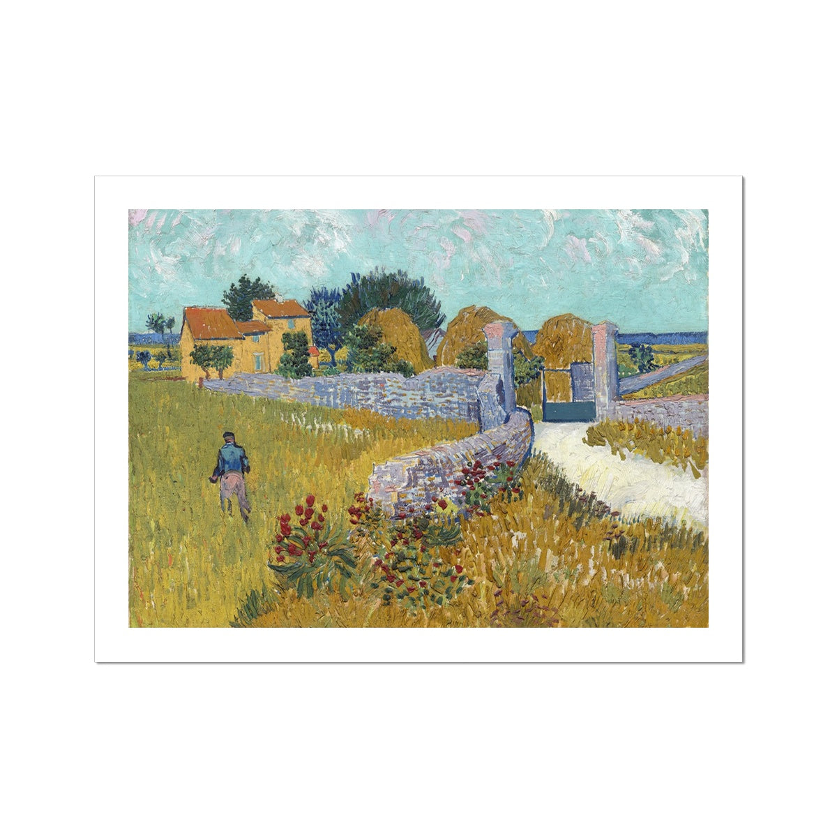 Farmhouse in Provence by Vincent van Gogh Fine Art Print