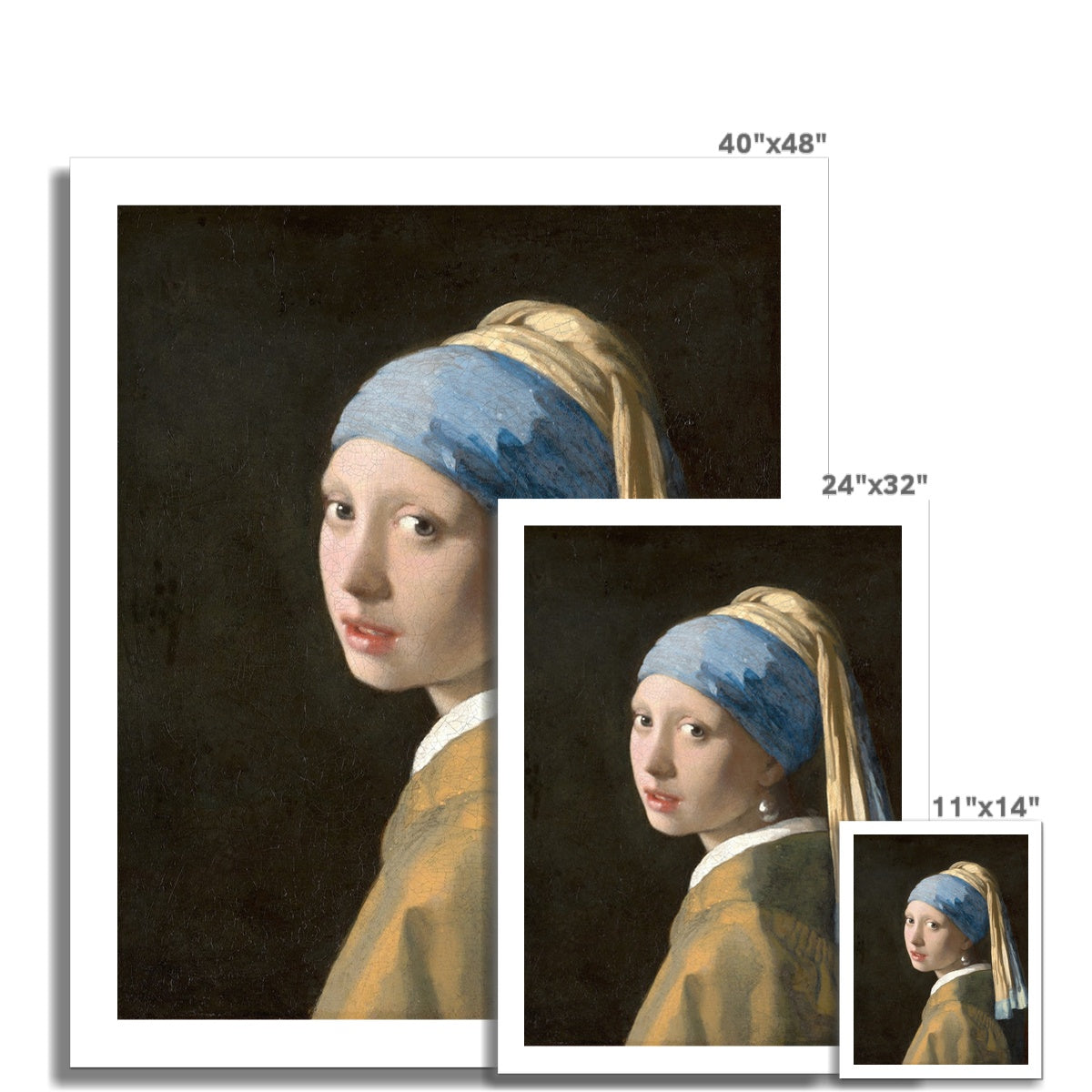 Girl with a Pearl Earring by Johannes Vermeer Fine Art Print