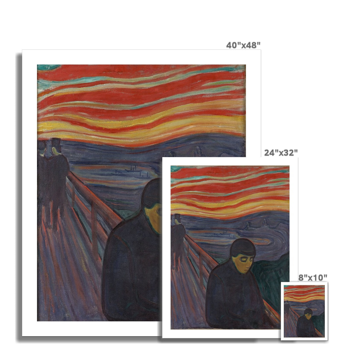 Despair by Edvard Munch Fine Art Print