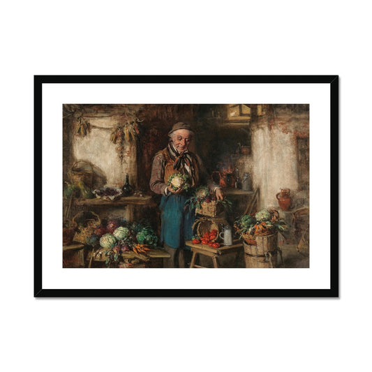 Der Gemüsehändler by Hermann Kern Framed & Mounted Print