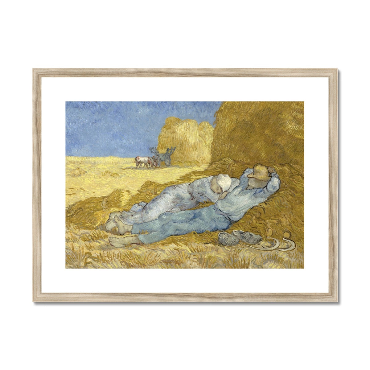 The Siesta by Vincent van Gogh Framed & Mounted Print