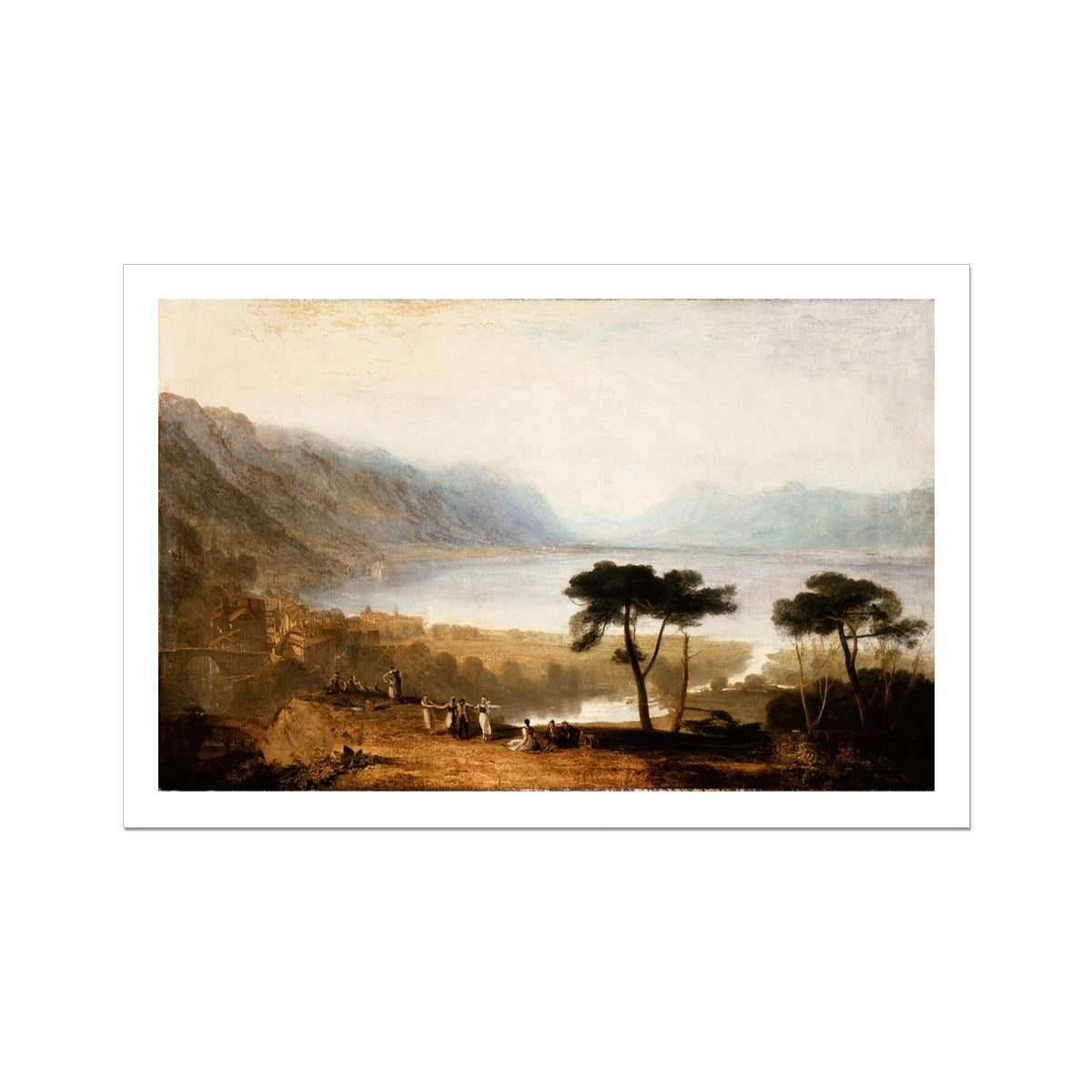 Lake of Geneva from Montreux by Joseph Mallord William Turner Fine Art Print