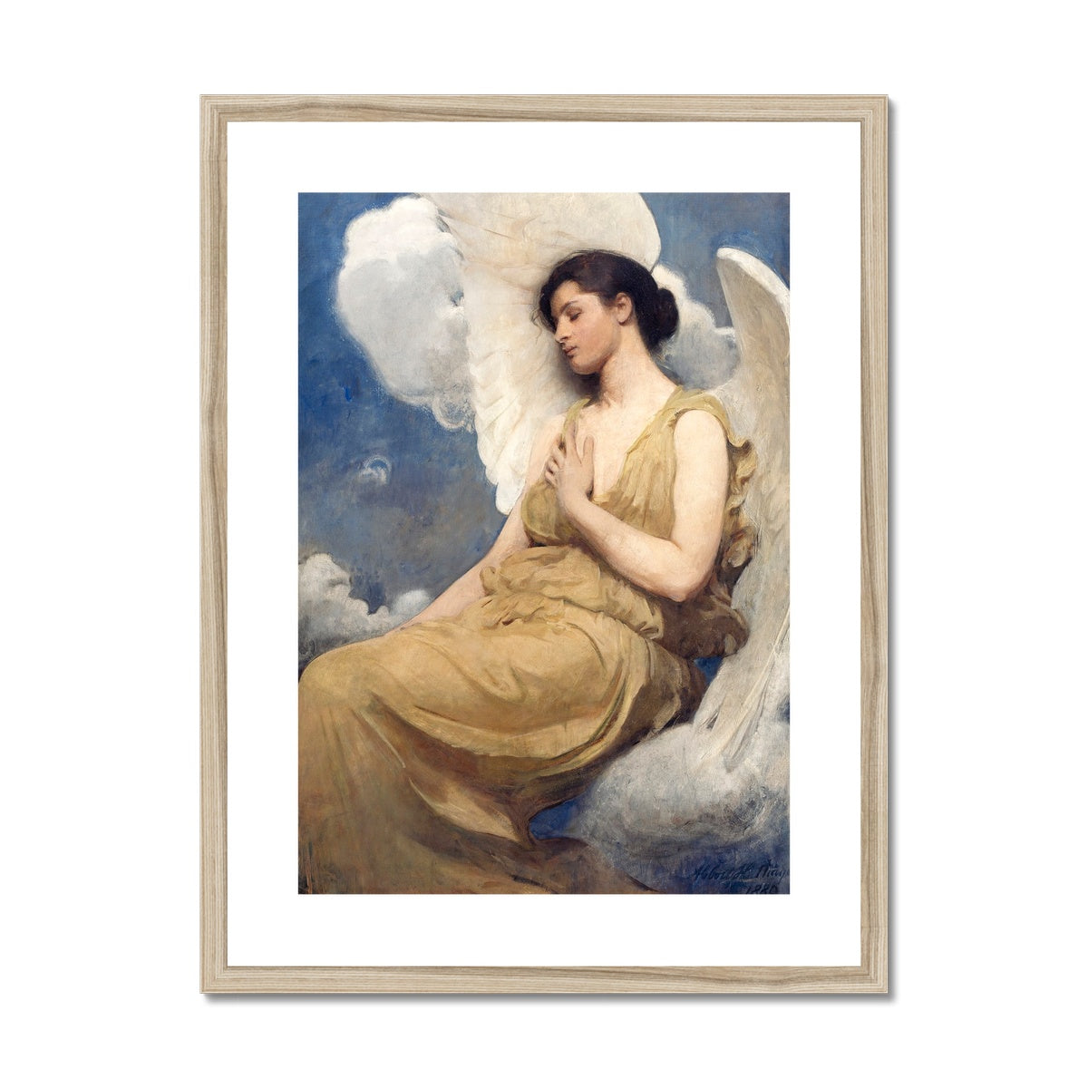 Winged Figure by Abbott Handerson Thayer Framed & Mounted Print