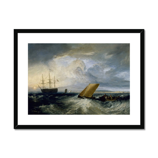 Sheerness as seen from the Nore by Joseph Mallord William Turner Framed & Mounted Print