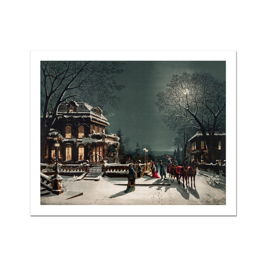 Christmas Eve by Joseph Hoover & Sons Co. Fine Art Print