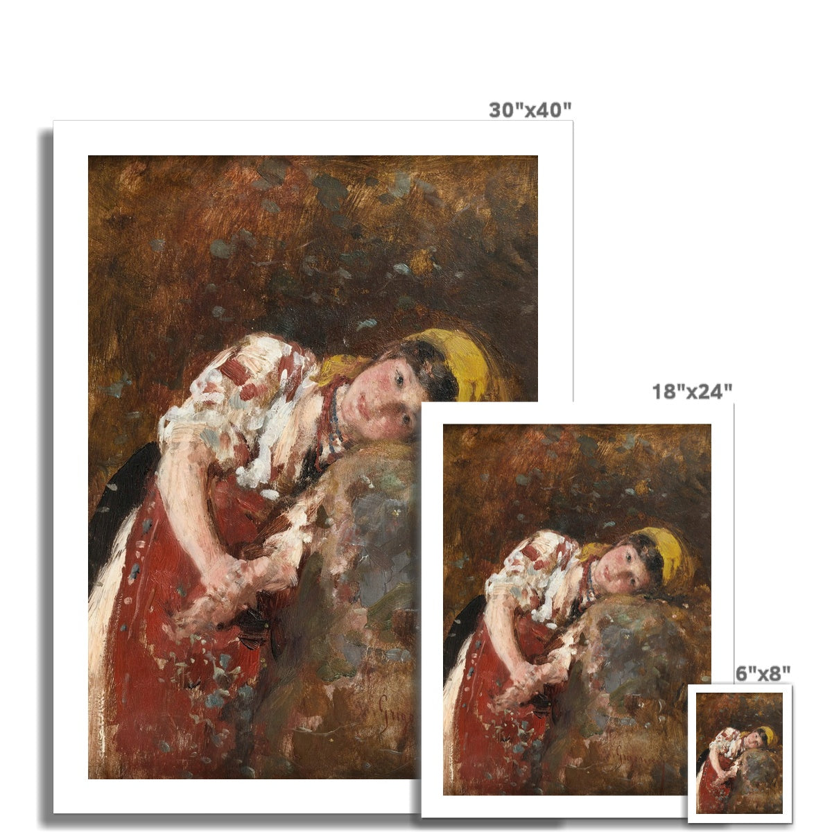 Daydreams by Nicolae Grigorescu Fine Art Print