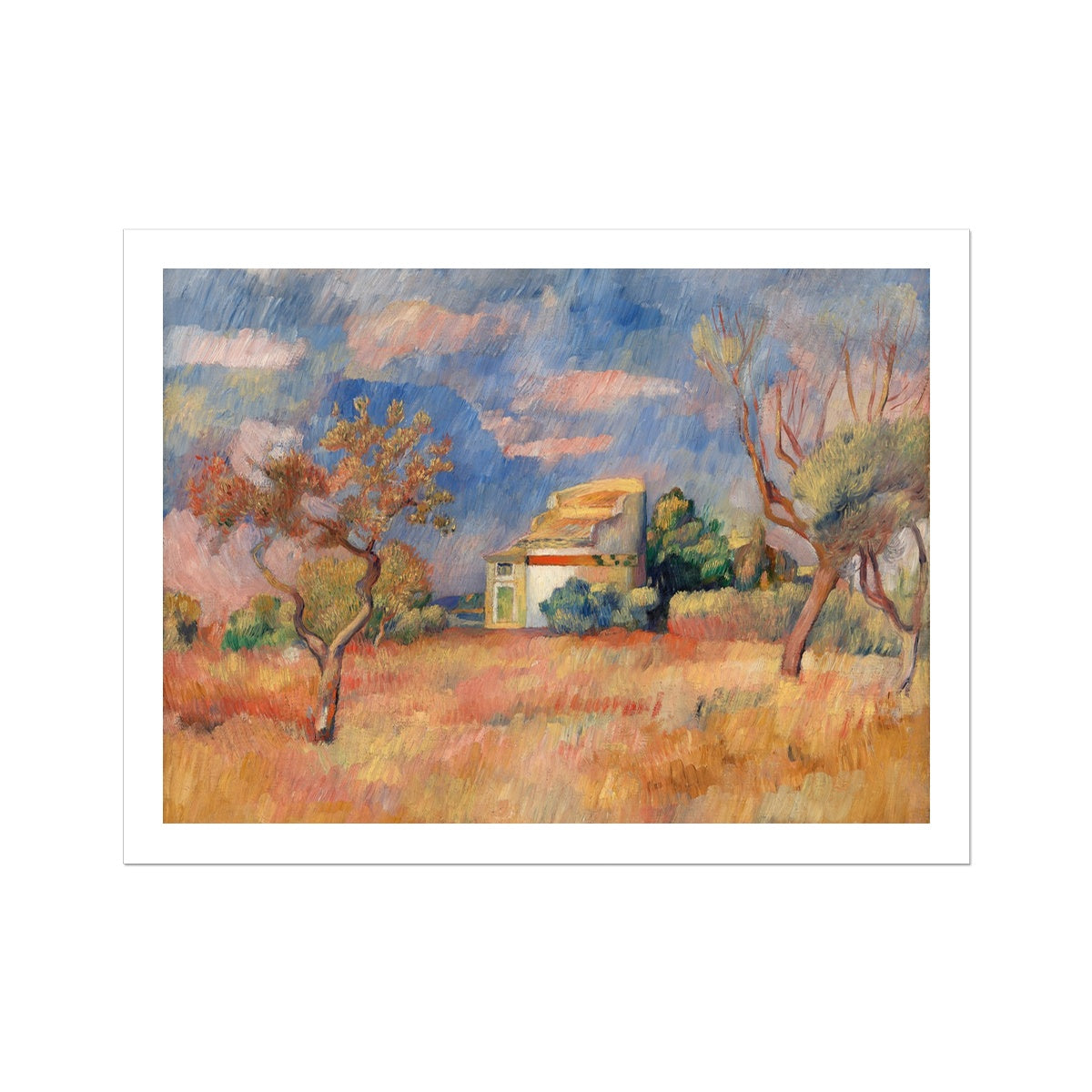 Dovecote at Bellevue (Pigeonnier de Bellevue) by Pierre-Auguste Renoir Fine Art Print