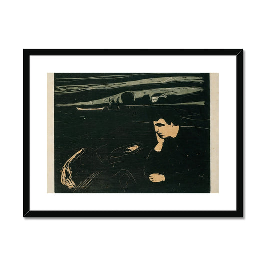 Melancholy III by Edvard Munch Framed & Mounted Print