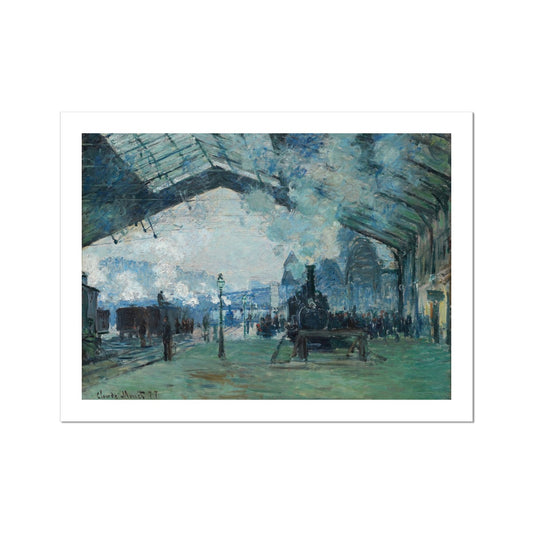 Arrival of the Normandy Train, Gare Saint-Lazare by Claude Monet Fine Art Print