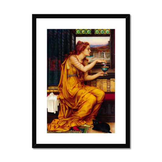 The Love Potion by Evelyn De Morgan Framed & Mounted Print