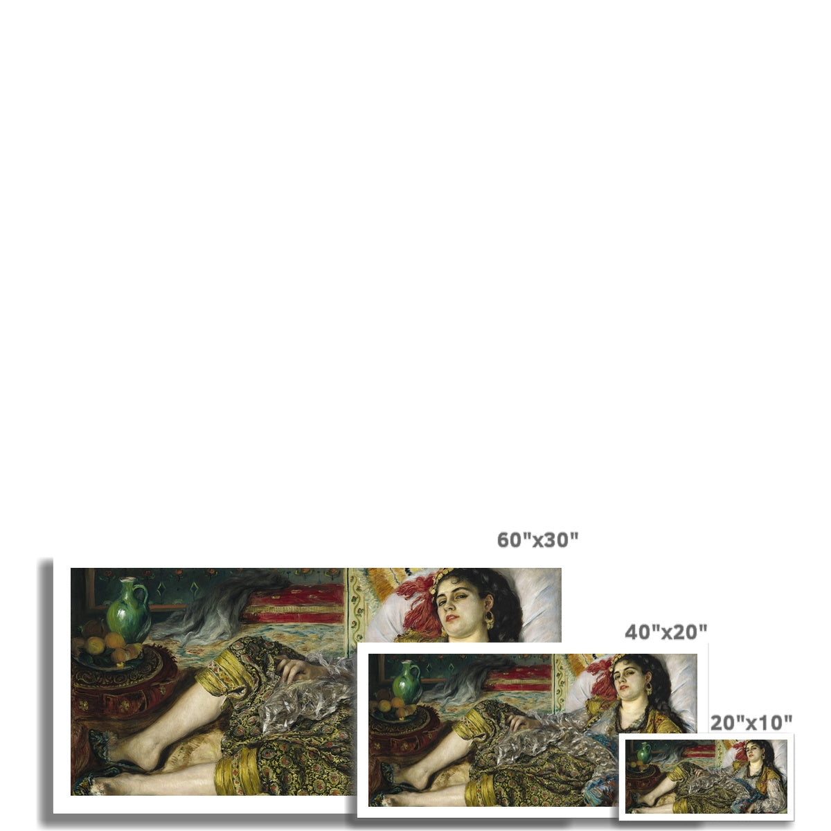 Odalisque by Pierre-Auguste Renoir Fine Art Print