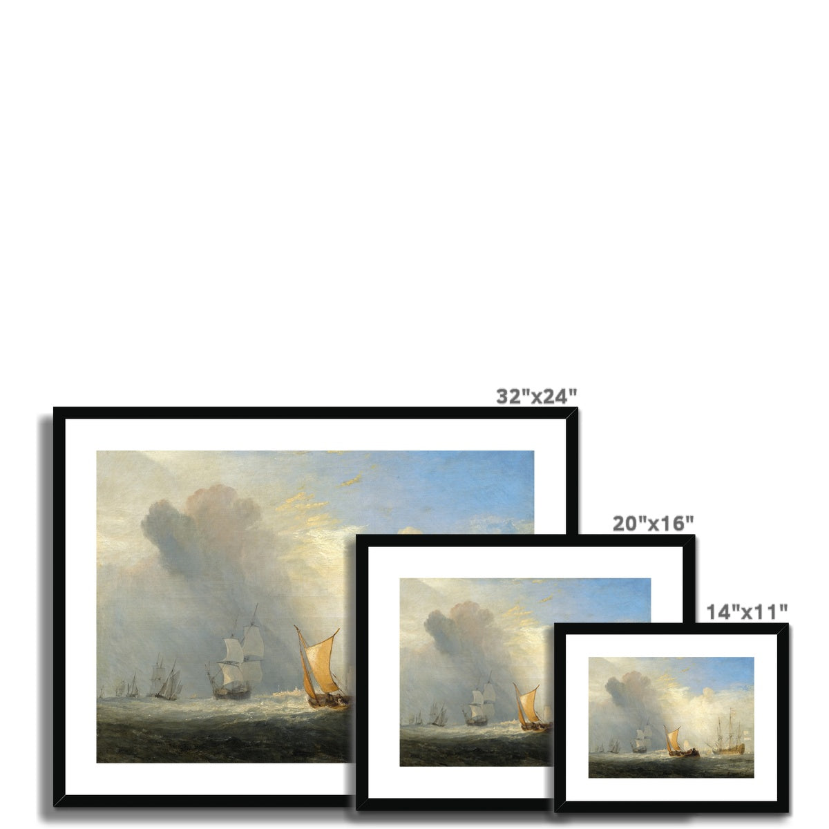 Rotterdam Ferry-Boat by Joseph Mallord William Turner Framed & Mounted Print