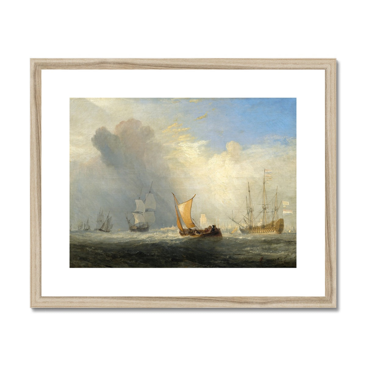 Rotterdam Ferry-Boat by Joseph Mallord William Turner Framed & Mounted Print